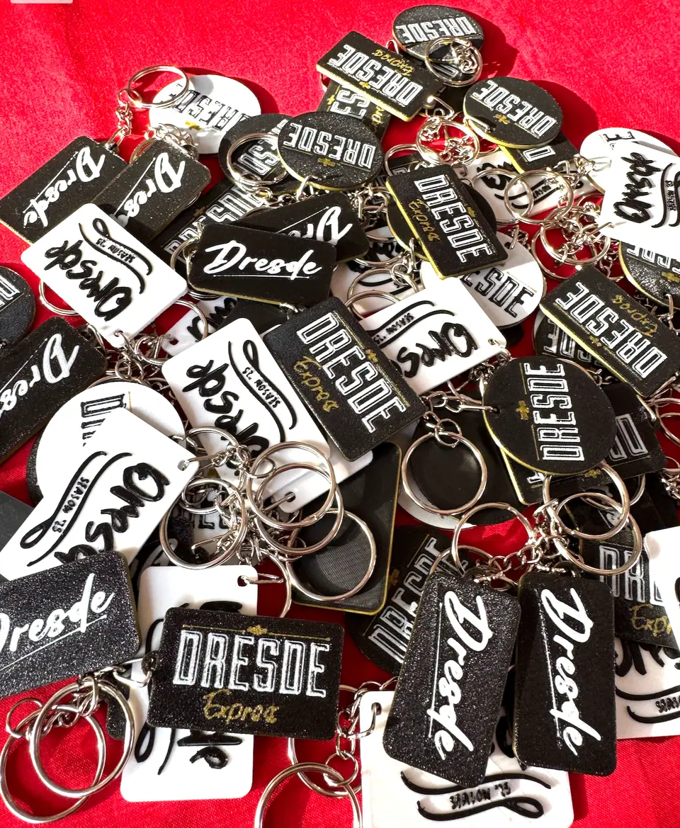 Tanda de llaveros personalizados